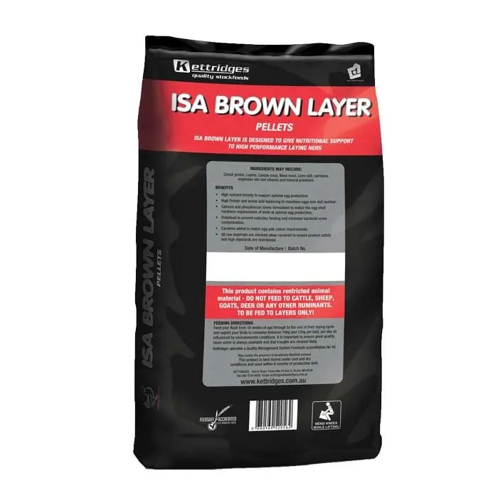 Kettridges ISA Brown Poultry Layer Pellet 20kg 4 Kettridges ISA Brown Poultry Layer Pellet 20kg - Image 2