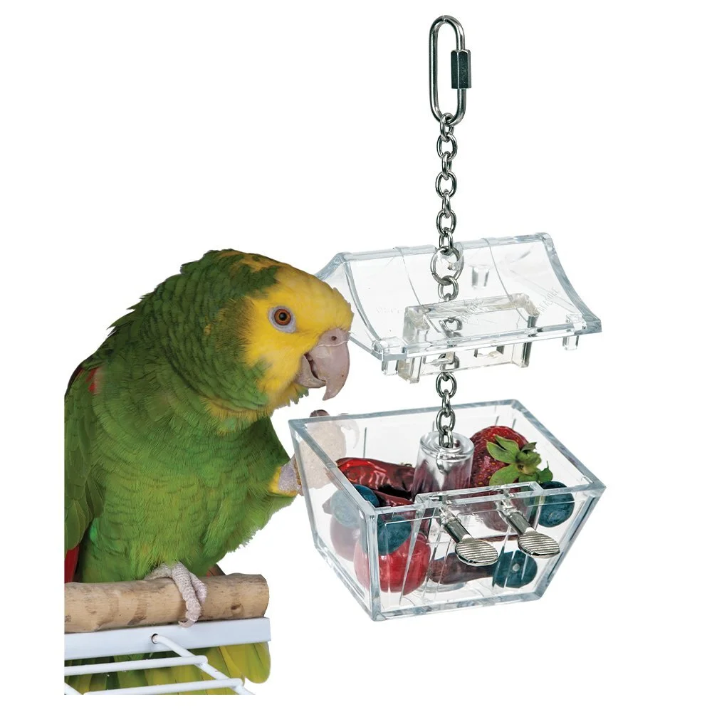 Featherland Paradise Foraging Parrots Treasure Bird Toy 10 X 10 X 17.5cm 4 Featherland Paradise Foraging Parrots Treasure Bird Toy 10 X 10 X 17.5cm - Image 2