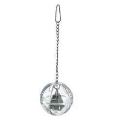 Featherland Paradise Foraging Ball W/ Bell Bird Toy 12cm