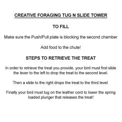 Featherland Paradise Foraging Tug N Slide Bird Toy 27 X 11cm -Bird Food Sales Store 96 00814 2