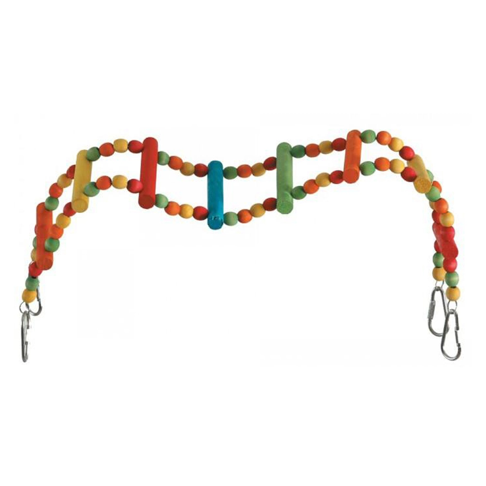 Featherland Paradise Flexi Ladder Bird Toy 18 Inch 3 Featherland Paradise Flexi Ladder Bird Toy 18 Inch