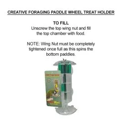 Featherland Paradise Foraging Paddle Wheel Treat Holder Bird Toy -Bird Food Sales Store 96 25754 2