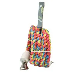 Scream Bird Bungee Rope Sturdy Cotton Bird Toy Multicolour Small -Bird Food Sales Store 96 SBP03738 1