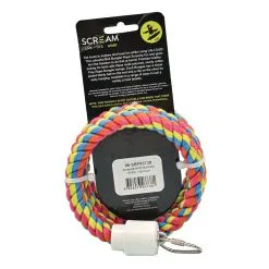 Scream Bird Bungee Rope Sturdy Cotton Bird Toy Multicolour Small -Bird Food Sales Store 96 SBP03738 2