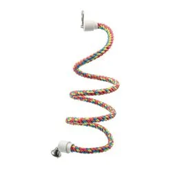 Scream Bird Bungee Rope Sturdy Cotton Bird Toy Multicolour Small -Bird Food Sales Store 96 SBP03738 6