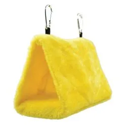 Prestige Pet Products Snuggle Pals Bird Hide Sturdy Plush Cosy Tent Hideaway Yellow Small -Bird Food Sales Store 97 PSP04816 1