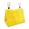 Prestige Pet Products Snuggle Pals Bird Hide Sturdy Plush Cosy Tent Hideaway Yellow Small -Bird Food Sales Store 97 PSP04816