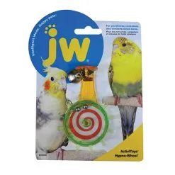 JW Pet Insight Activitoys Hypno Wheel Bird Toy For Small Birds