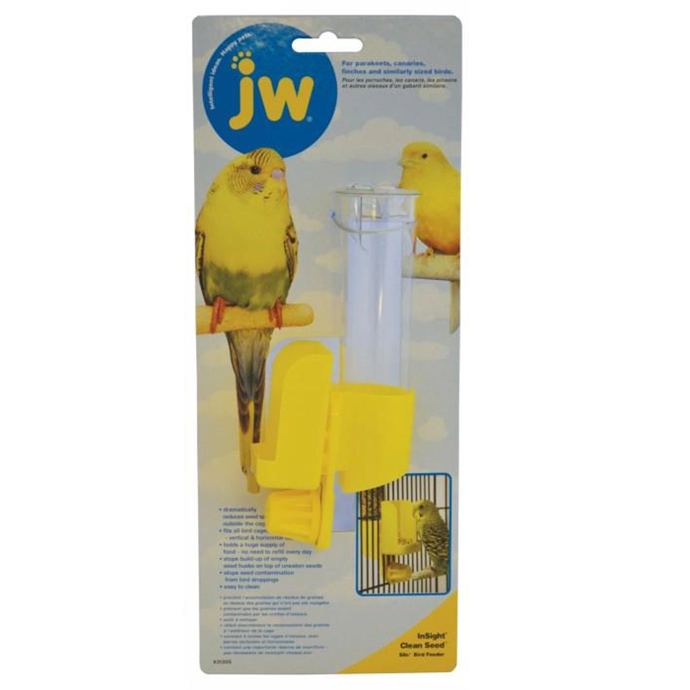 JW Pet Insight Clean Seed Silo Feeder For Small Birds 18cm 3 JW Pet Insight Clean Seed Silo Feeder For Small Birds 18cm