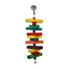 Cheeky Bird Block Stack Coloured Wooden Bird Toy Jumbo 1 Cheeky Bird Block Stack Coloured Wooden Bird Toy Jumbo -Bird Food Sales Store ACBBSJ
