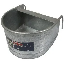 IPetz Hooked Back D Shaped Bird Food Water Feeder 3 Inch