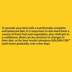 Golden Cob Finch Mix Nutritious Feed Supplement For Birds 10kg -Bird Food Sales Store BF10GC 5