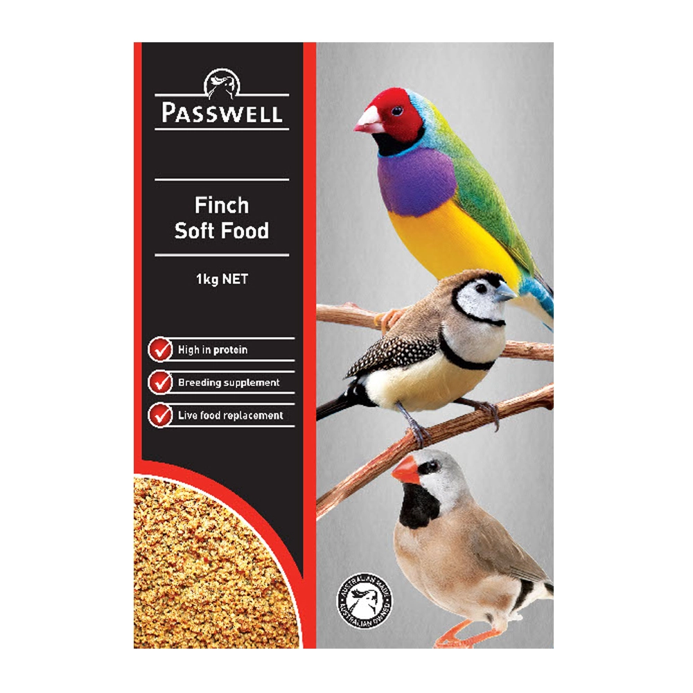 Passwell Finch Soft Food Breeding Supplement For Finches & Waxbills 20kg 3 Passwell Finch Soft Food Breeding Supplement For Finches & Waxbills 20kg