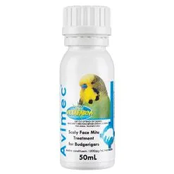 Vetafarm Avimec Budgie Scaly Face Mite Treatment Bird 50ml