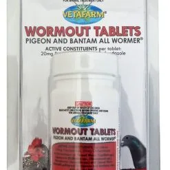 Vetafarm Pigeon And Bantam Wormout All Wormer Tablet 50 Pack